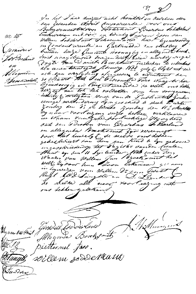 1856 Ovl reg 191 Gerardus Sodderlant ev A Broeksmit